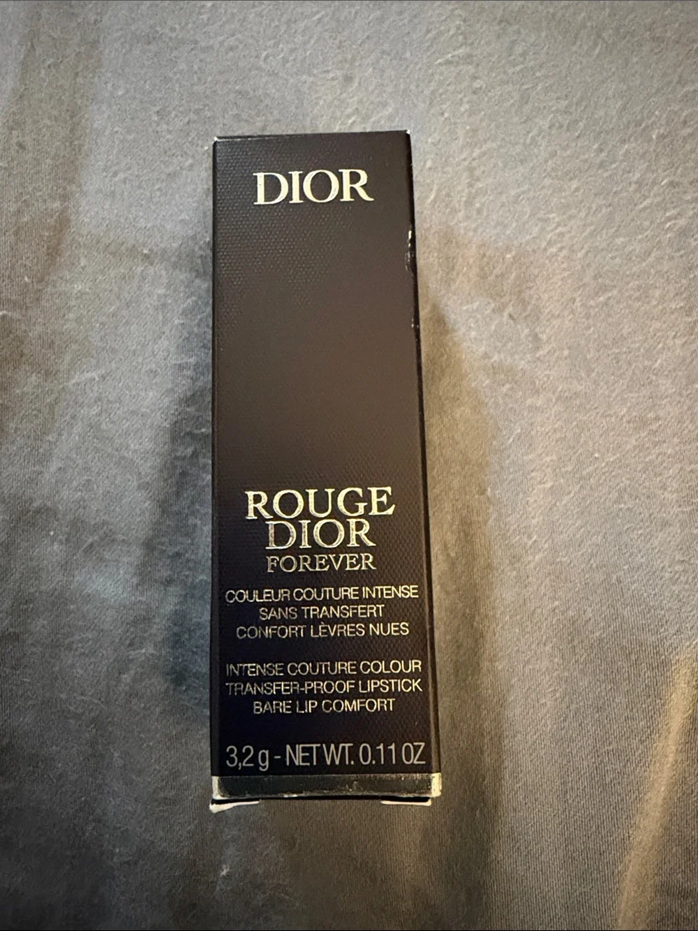 Dior Rouge Dior Forever Lipstick — Black & Gold Packaging - 547 Forever Adoree